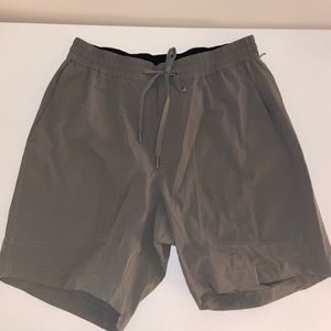 Army Green Lululemon Shorts
